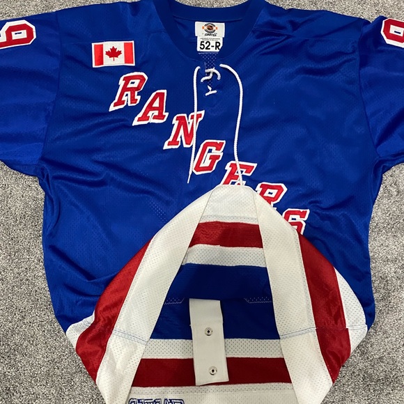 Rangers Blue authentic jersey. Starter 52. Gretzky 99 - $250 - Picture 3 of 4